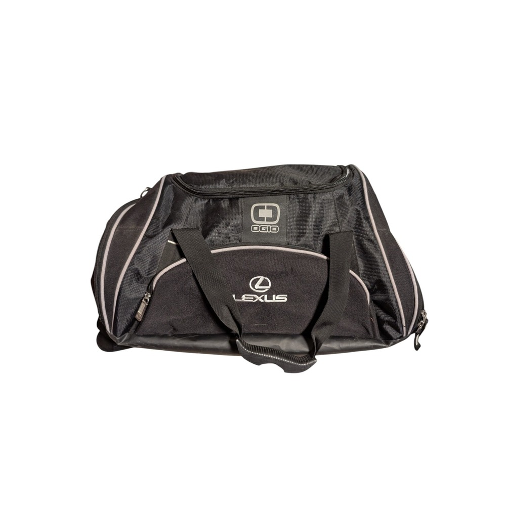 OGIO Crunch Duffel Bag Black Lexus Logo Embroidered Gym Travel Sports Bag